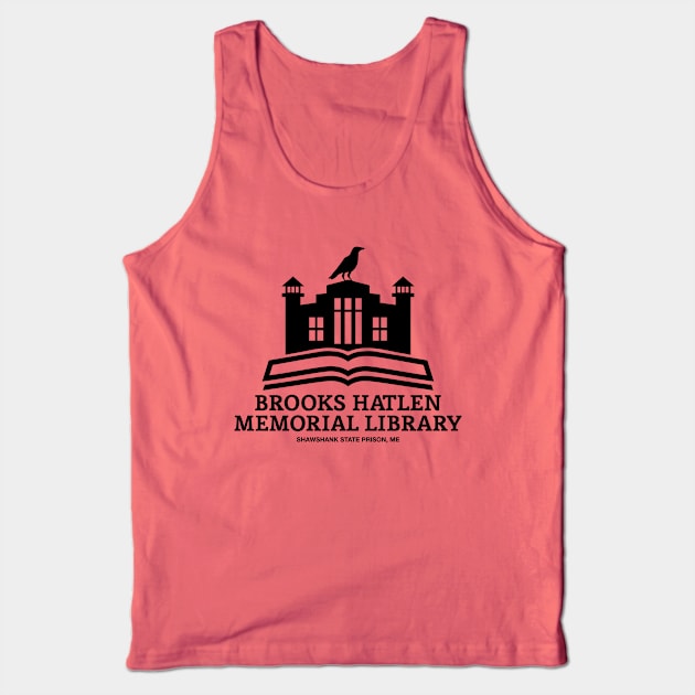 Brooks Hatlen Memorial Library Tank Top by AngryMongoAff